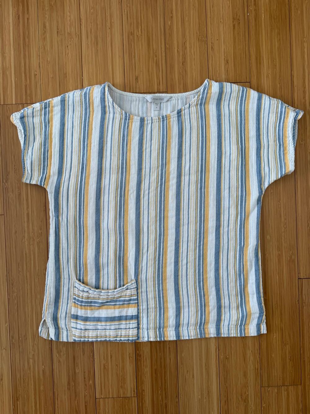 Garnett Hill Kyomi Gauze Top